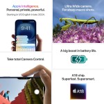 iPhone 16 128 GB: 5G Mobile Phone with Camera Control, A18 Chip and a Big Boost in Battery Life. Works with AirPods; Ultramarine
