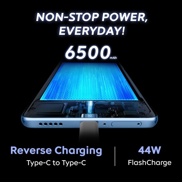 iQOO Z10x 5G (Ultramarine, 6GB RAM, 128GB Storage)