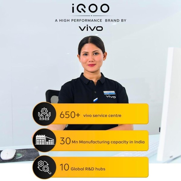 iQOO Z10x 5G (Titanium, 6GB RAM, 128GB Storage)