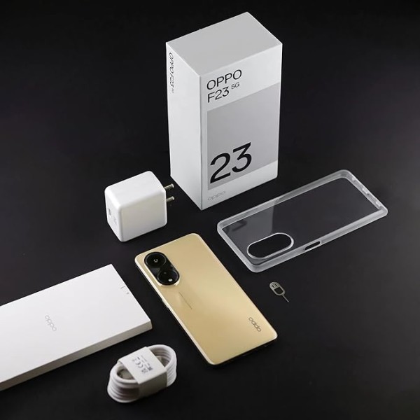 OPPO F23 5G (Bold Gold, 8GB RAM, 256GB Storage)