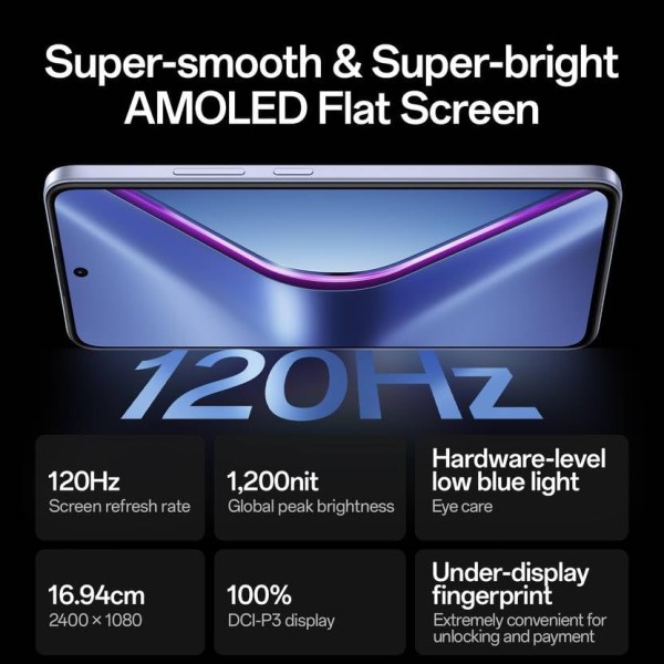 Oppo K13 5G (Prism Black, 8GB RAM 128GB Storage)