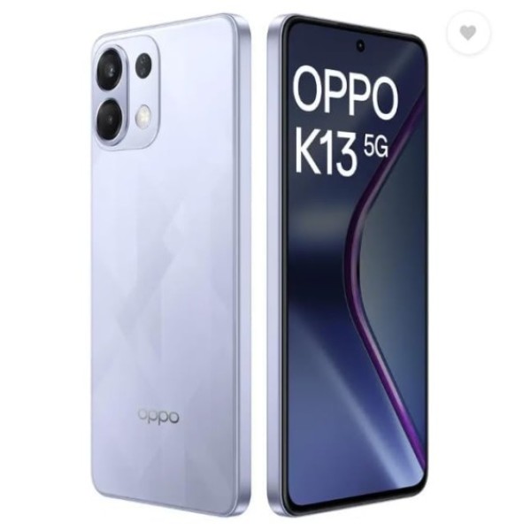 Oppo K13 5G with 7000mAh and 80W SUPERVOOC Charger in-The-Box, ICY Purple (8GB, 256GB)