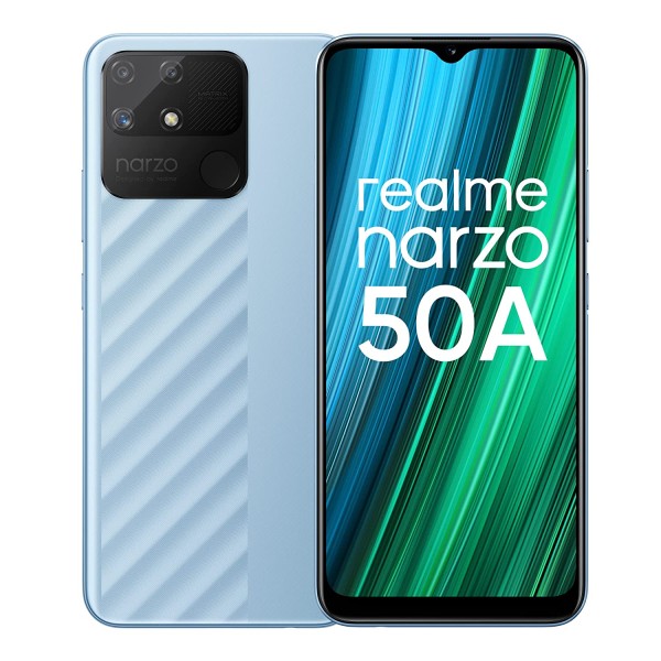 realme narzo 50A (Oxygen Blue , 4GB RAM + 128 GB Storage) Helio G85 Processor