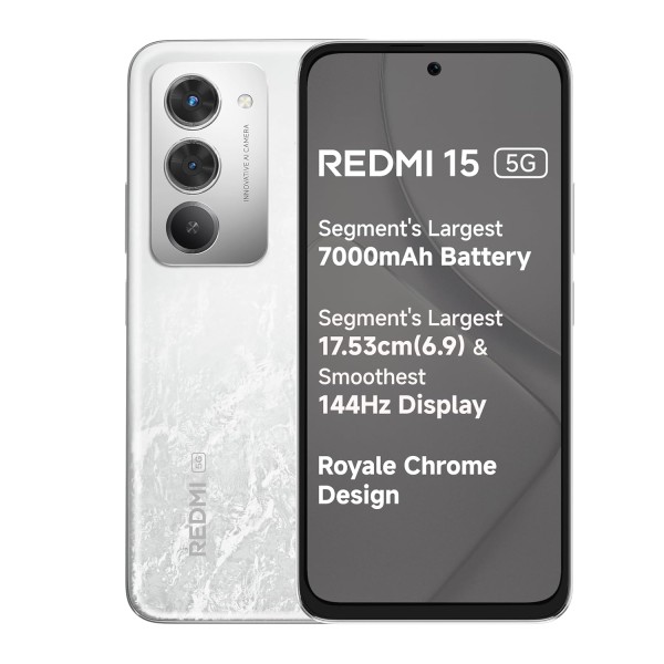 Redmi 15 5G Frosted White 6GB + 128GB