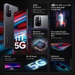 Redmi Note 11T 5G Matte Black 6GB RAM 128GB ROM