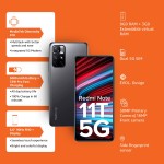 Redmi Note 11T 5G (Matte Black, 8GB RAM, 128GB ROM) 5G 33W Pro Fast Charging