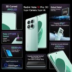Redmi Note 14 Pro 5G Ivy Green 8GB RAM 256GB Storage|50 MP Sony Camera Setup|Corning Gorilla Glass Victus 2 | 1.5K 3D Curved AMOLED