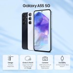 Samsung Galaxy A55 5G (Awesome Navy, 8GB RAM, 128GB Storage)