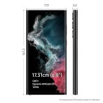 Samsung Galaxy S22 Ultra 5G (Phantom Black, 12GB, 256GB Storage) refurbished