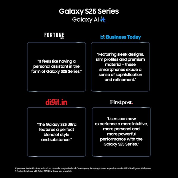 Samsung Galaxy S25 5G Smartphone with Galaxy AI Navy, 12GB RAM, 256GB Storage