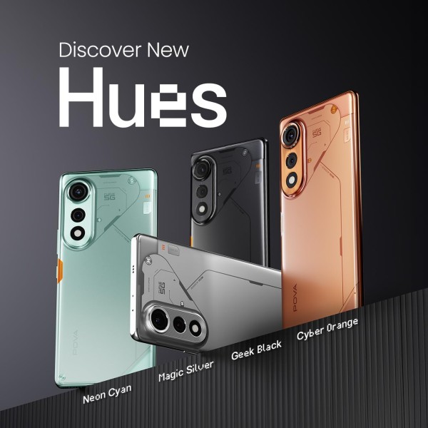 TECNO POVA Curve 5G (8GB+128GB), 144Hz AMOLED, Slimmest 7.45mm Curve with 5500mAh Battery, Segment's 1st AI