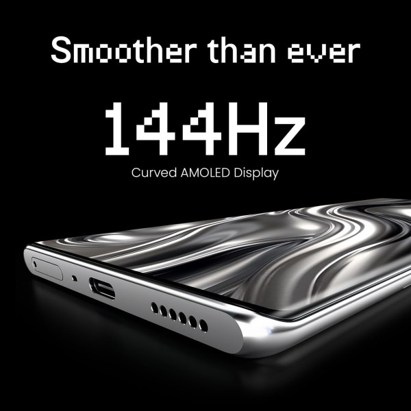 TECNO POVA Curve 5G (8GB+128GB), 144Hz AMOLED, Slimmest 7.45mm Curve with 5500mAh Battery, Segment's 1st AI