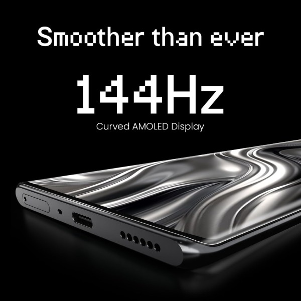 TECNO POVA Curve 5G (8GB+128GB), 144Hz AMOLED, Slimmest 7.45mm Curve with 5500mAh Battery, Segment's 1st AI