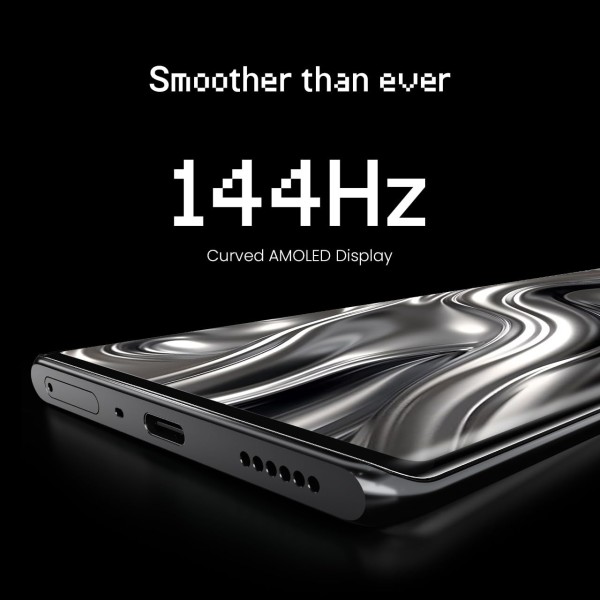 TECNO POVA Curve 5G (8GB+128GB), 144Hz AMOLED, Slimmest 7.45mm Curve with 5500mAh Battery, Segment's 1st AI
