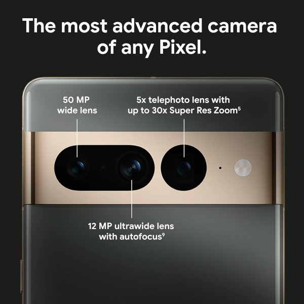 Google Pixel 7 Pro 5G (Snow, 12GB RAM, 256GB Storage) (refurbished)