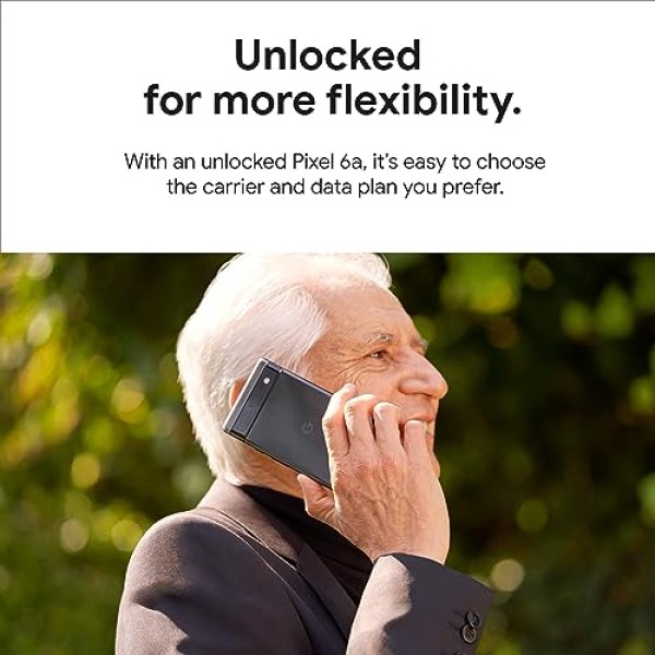Google Pixel 6a 5G (Chalk, 6GB RAM, 128GB Storage) refurbished