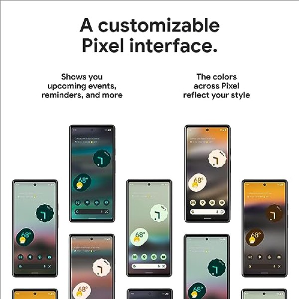 Google Pixel 6a 5G (Chalk, 6GB RAM, 128GB Storage) refurbished