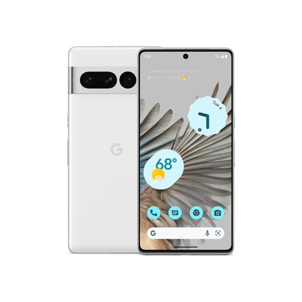 Google Pixel 7 Pro 5G (Snow, 12GB RAM, 256GB Storage) (refurbished)