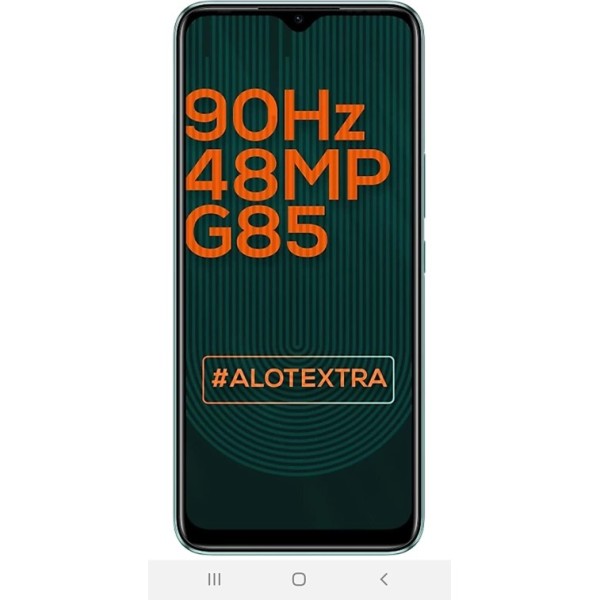 Infinix Hot 10S Morandi green 4GB RAM 64 GB Storage refurbished