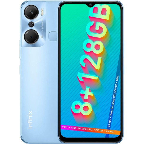 Infinix Hot 12 Pro (Electric Blue, 8GB RAM 128GB Storage) refurbished