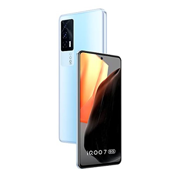 iQOO 7 5G (Solid Ice Blue, 12GB RAM, 256GB Storage) refurbished