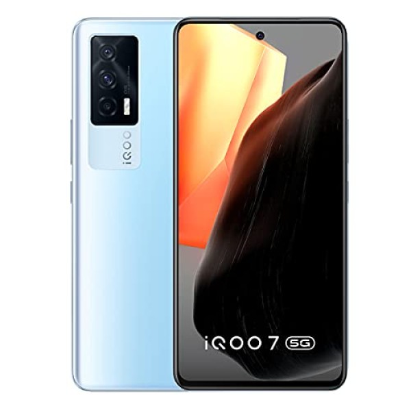 iQOO 7 5G (Solid Ice Blue, 12GB RAM, 256GB Storage) refurbished
