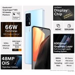 iQOO 7 5G (Solid Ice Blue, 12GB RAM, 256GB Storage) refurbished