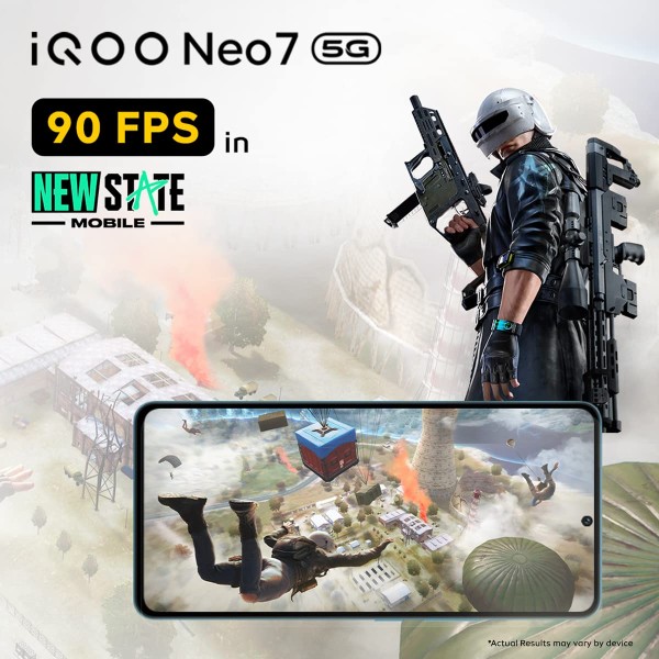 IQOO Neo 7 5G (Interstellar Black, 256 GB) (12 GB RAM) refurbished