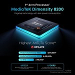iQOO Neo 7 5G (Interstellar Black, 8GB RAM, 128GB Storage) refurbished