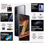iQOO Z3 5G (Ace Black, 8GB RAM, 256GB Storage) refurbished