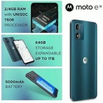Motorola e13 (Cosmic Black, 4GB RAM 64GB Storage) refurbished