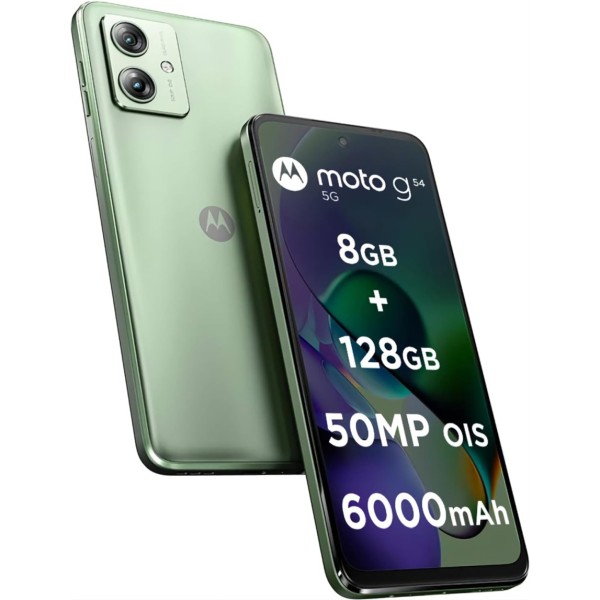 Motorola G54 5G (Mint Green, 8GB RAM, 128GB Storage) refurbished