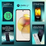 Motorola G73 5G (Midnight Blue, 8GB RAM, 128GB Storage) refurbished