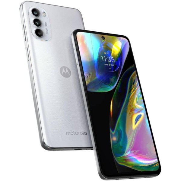 Motorola G82 5G (White Lily, 8GB RAM, 128GB Storage) refurbished