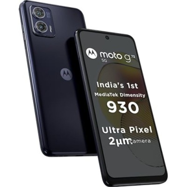 Motorola G73 5G (Midnight Blue, 8GB RAM, 128GB Storage) refurbished