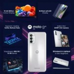 Motorola g82 5G (6GB, 128GB) (White Lily) refurbished