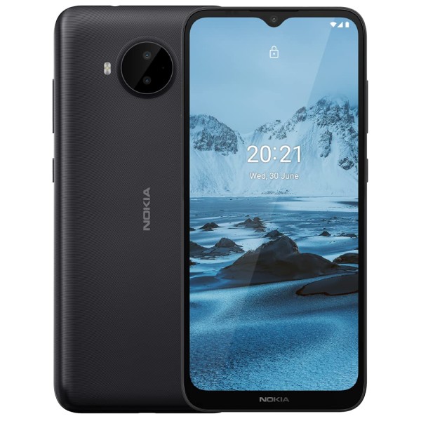 Nokia C20 Plus (Dark Grey, 2GB RAM, 32GB Storage) (refurbished)