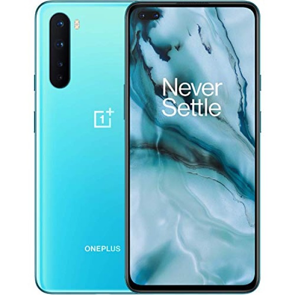OnePlus Nord 5G (Blue Marble, 8GB RAM, 128GB Storage) refurbished