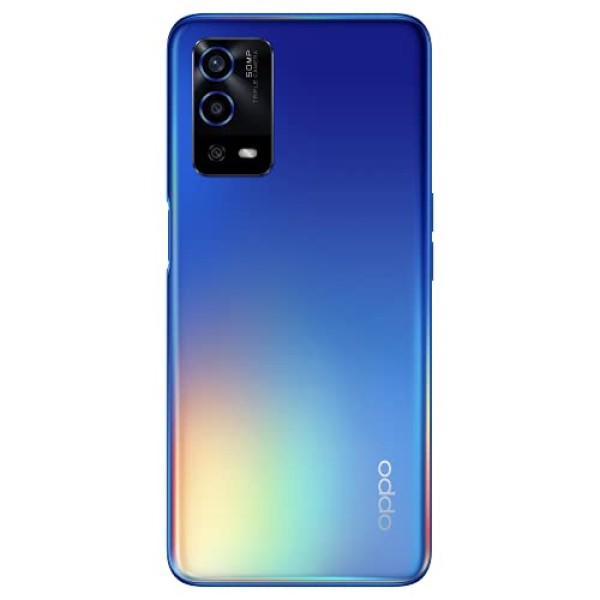 Oppo A55 (Rainbow Blue, 6GB RAM, 128GB Storage) refurbished