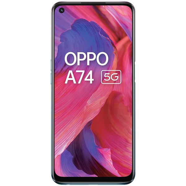 OPPO A74 5G (Fluid Black, 6GB RAM, 128GB Storage) refurbished