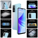 Oppo A77 (Sky Blue, 4GB, RAM, 64 Storage) refurbished