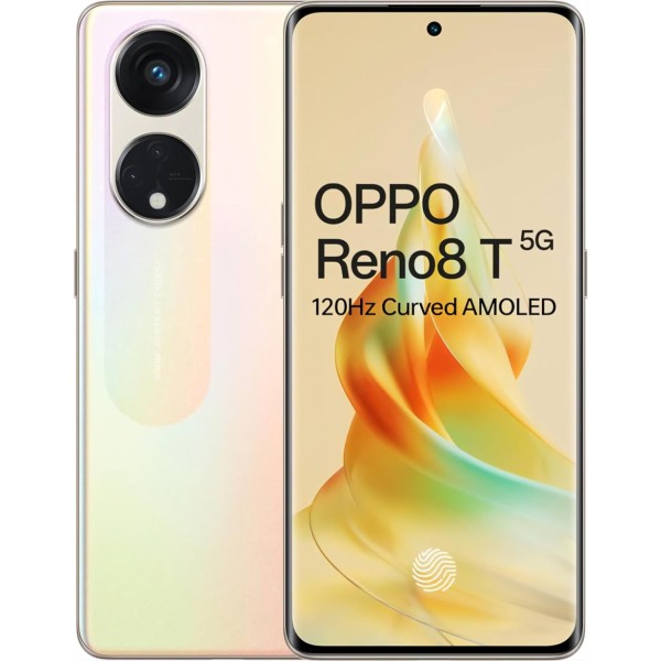 Oppo Reno 8T 5G (Sunrise Gold, 8GB RAM, 128GB Storage) refurbished