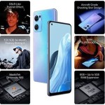 Oppo Reno7 5G (Startrails Blue, 8GB RAM, 256GB Storage) refurbished