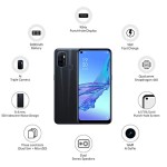 OPPO A53 (Electric Black, 4GB RAM, 64GB Storage) refurbished-