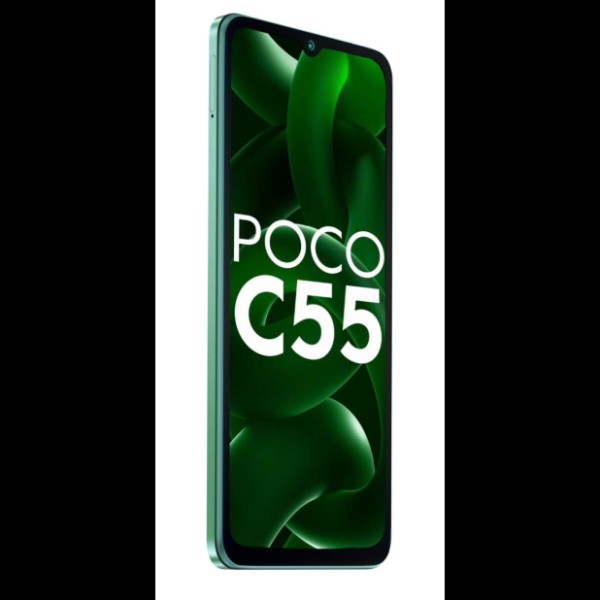 POCO C55 (Forest Green, 4GB RAM, 64GB Storage) refurbished
