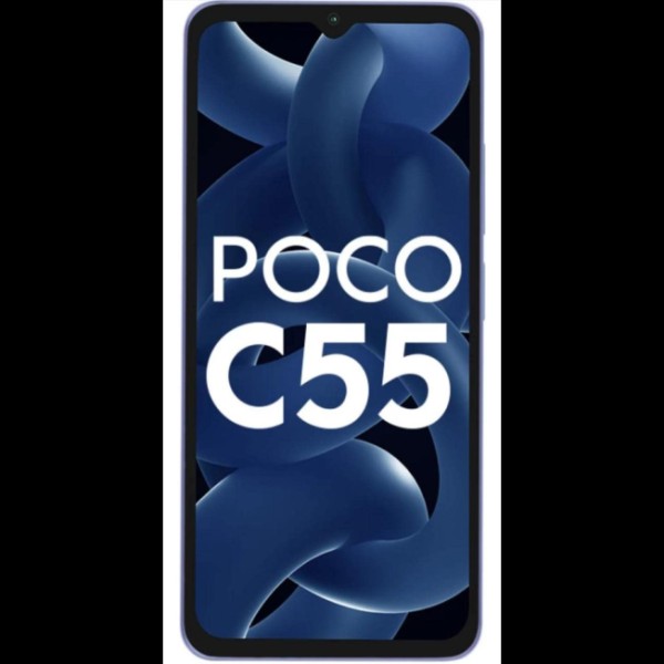 POCO C55 (Cool Blue, 6GB RAM, 128GB Storage) refurbished