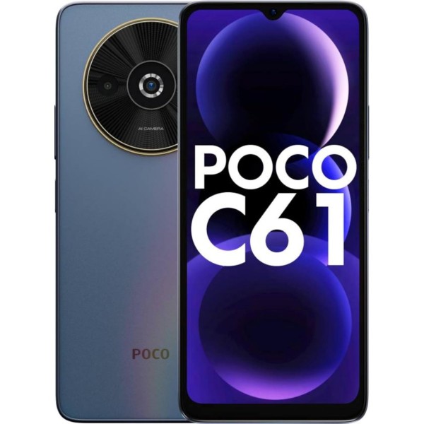 POCO C61 Ethereal Blue 4GB RAM 64GB ROM (refurbished)