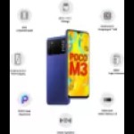 POCO M3 (Cool Blue, 6GB RAM, 64GB Storage) refurbished