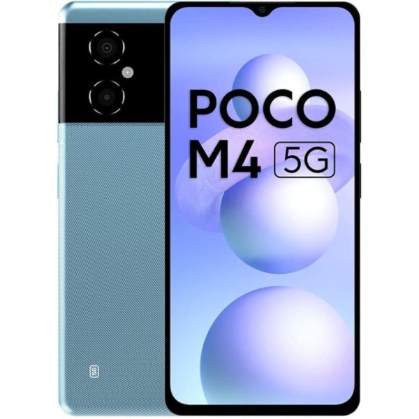POCO M4 5G (Cool Blue, 4GB RAM 64GB RAM) refurbished