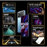 Poco X5 5G (Wildcat Blue, 128 GB) (6 GB RAM) refurbished